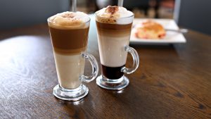 Coffees at Murphy Browns Restaurant Belfast